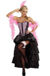 sexy saloon girl costume. Photo #1