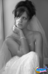 cum on wedding dress. Photo #6