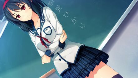 sexy anime schoolgirl. Photo #3