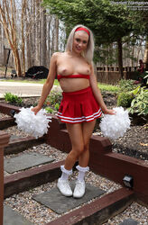 blonde cheerleader pussy. Photo #3
