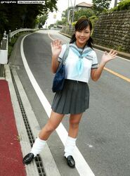 japanese schoolgirl upskirts. Photo #5