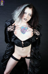 goth girl nude. Photo #6
