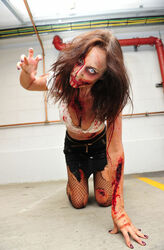 zombie sexy girl. Photo #3