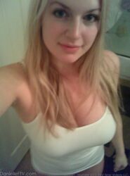 big tits blonde selfie. Photo #4