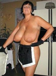 mature wife topless. Photo #1