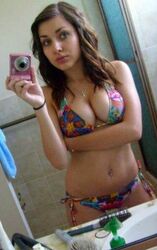 teen topless selfie. Photo #2