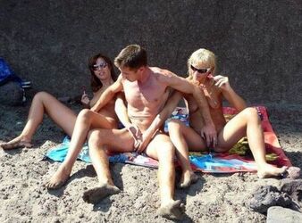 nude beach orgy. Photo #4