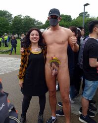 nudist having sex in public. Photo #3