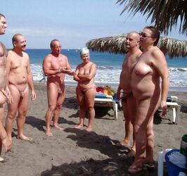 granny at nudist camp. Photo #1